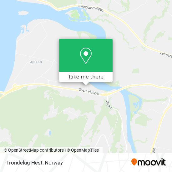 Trondelag Hest map