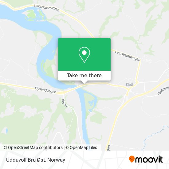 Udduvoll Bru Øst map