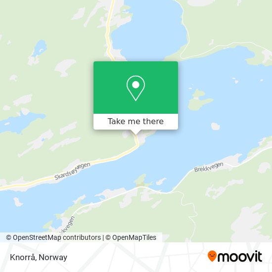 Knorrå map