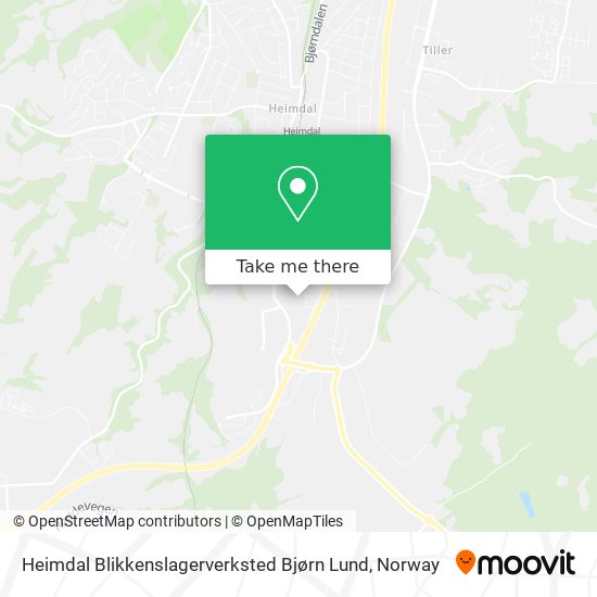 Heimdal Blikkenslagerverksted Bjørn Lund map