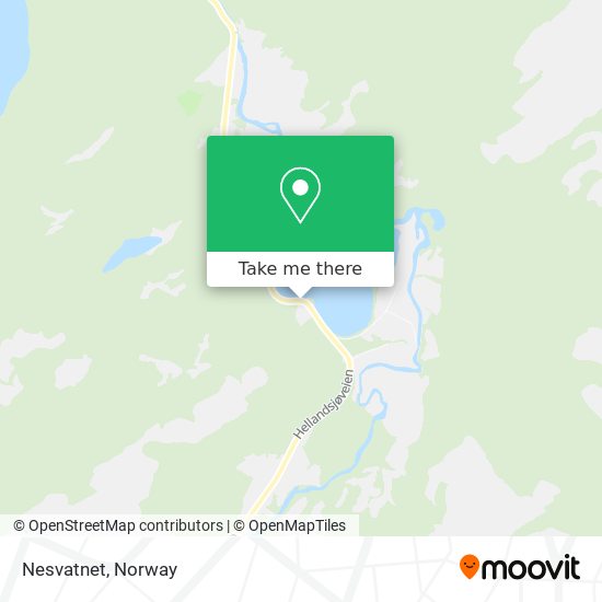 Nesvatnet map