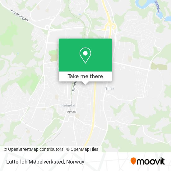 Lutterloh Møbelverksted map