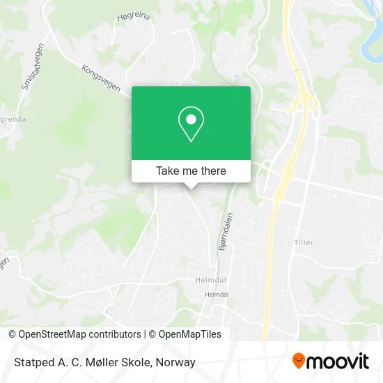 Statped A. C. Møller Skole map