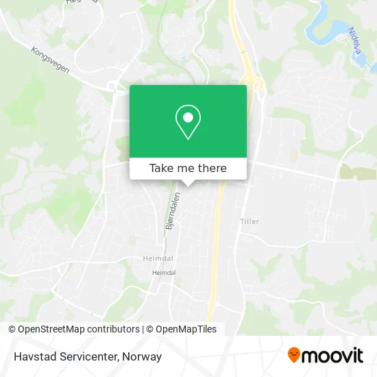 Havstad Servicenter map