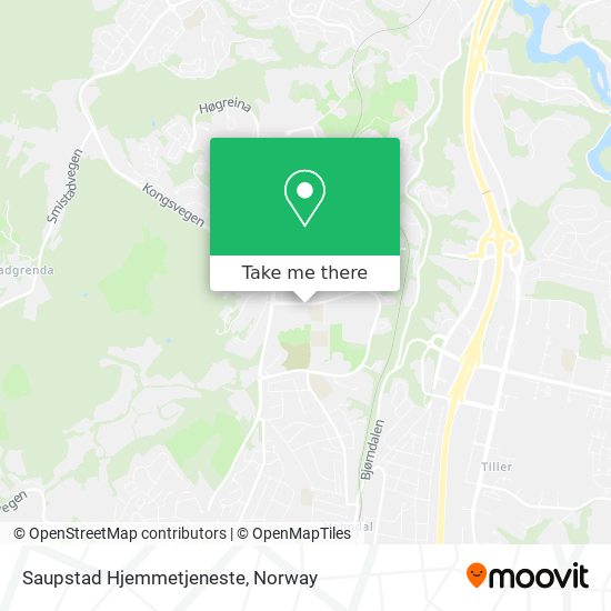 Saupstad Hjemmetjeneste map