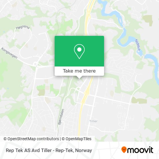 Rep Tek AS Avd Tiller - Rep-Tek map