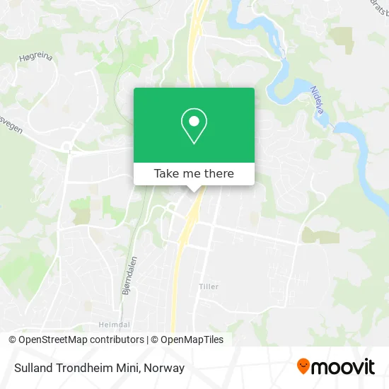 Sulland Trondheim Mini map