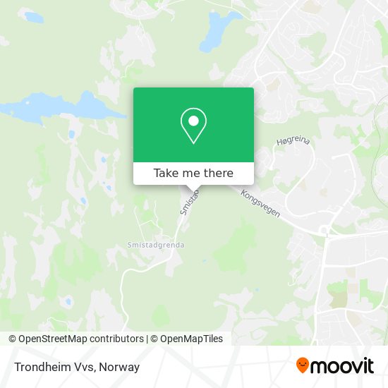 Trondheim Vvs map