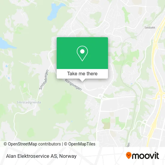 Alan Elektroservice AS map