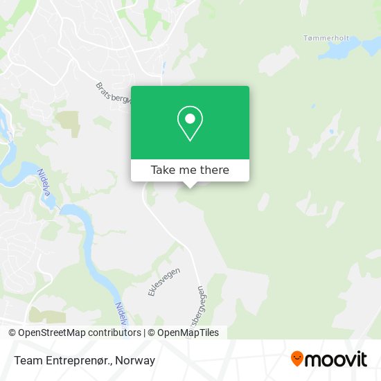 Team Entreprenør. map