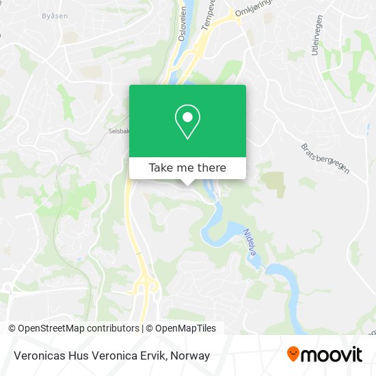 Veronicas Hus Veronica Ervik map