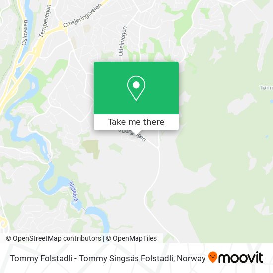 Tommy Folstadli - Tommy Singsås Folstadli map