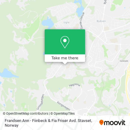 Frandsen Ann - Fiinbeck & Fia Frisør Avd. Stavset map