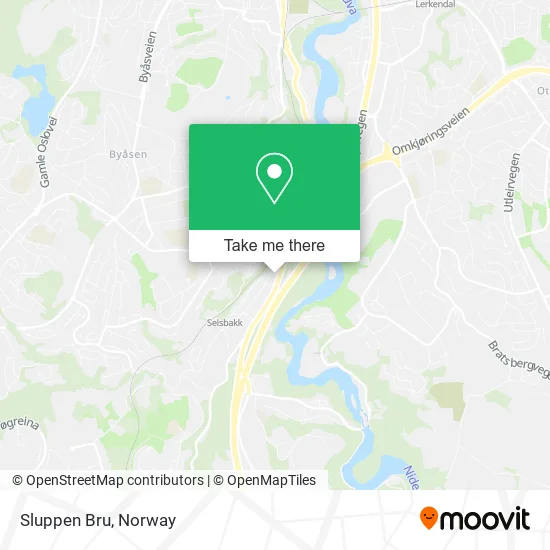 Sluppen Bru map