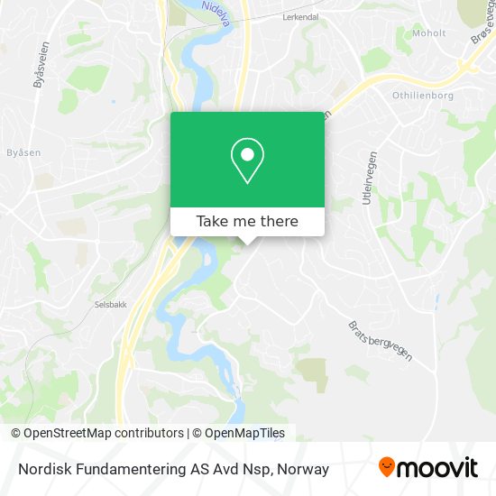 Nordisk Fundamentering AS Avd Nsp map