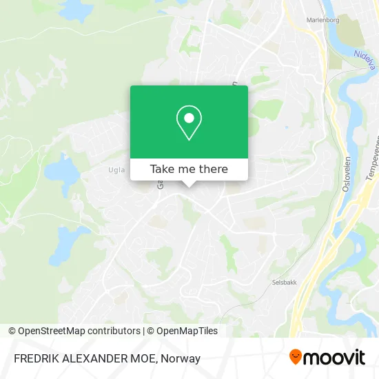 FREDRIK ALEXANDER MOE map