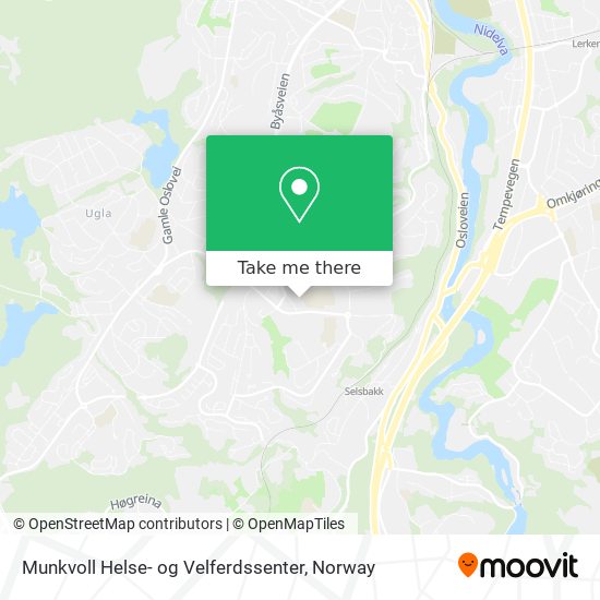 Munkvoll Helse- og Velferdssenter map