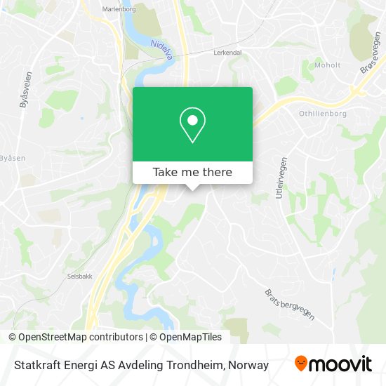 Statkraft Energi AS Avdeling Trondheim map