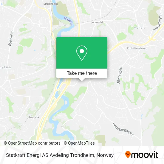 Statkraft Energi AS Avdeling Trondheim map