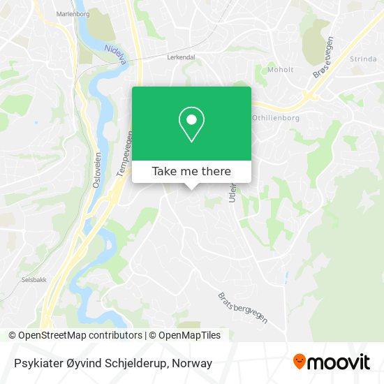 Psykiater Øyvind Schjelderup map