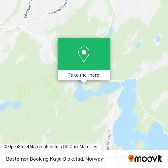 Bestemor Booking Katja Blakstad map