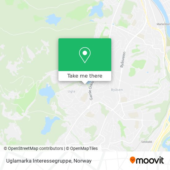 Uglamarka Interessegruppe map