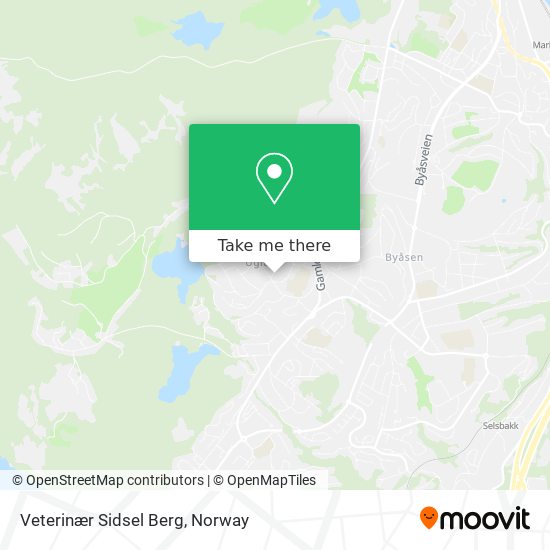 Veterinær Sidsel Berg map