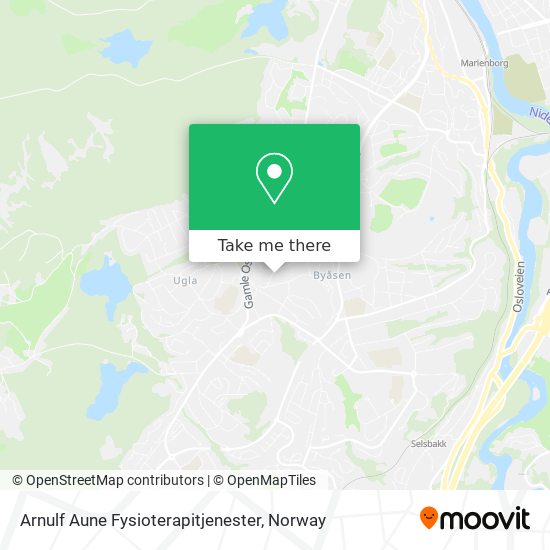 Arnulf Aune Fysioterapitjenester map