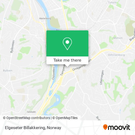 Elgeseter Billakkering map