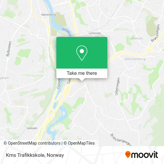 Kms Trafikkskole map