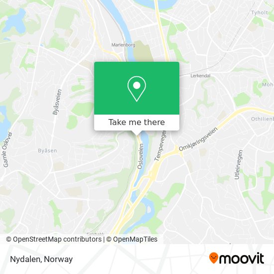 Nydalen map