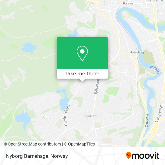 Nyborg Barnehage map