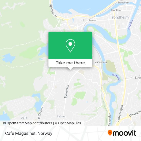 Café Magasinet map