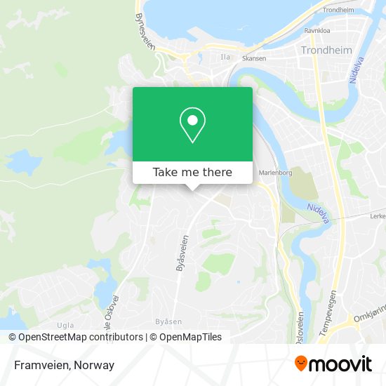 Framveien map