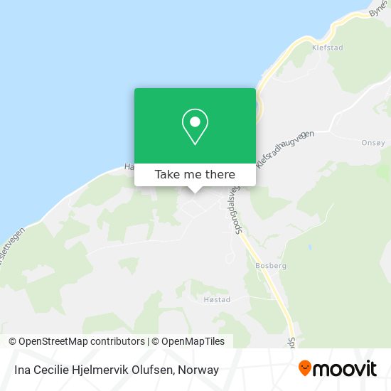 Ina Cecilie Hjelmervik Olufsen map