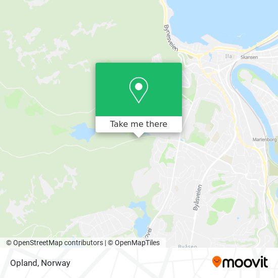 Opland map