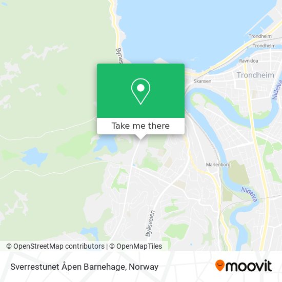 Sverrestunet Åpen Barnehage map