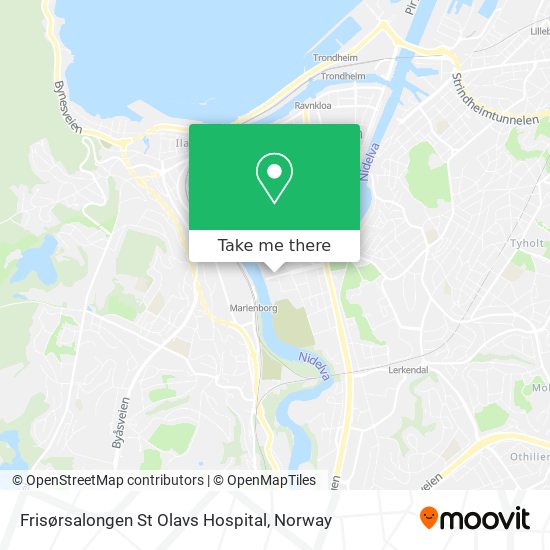 Frisørsalongen St Olavs Hospital map