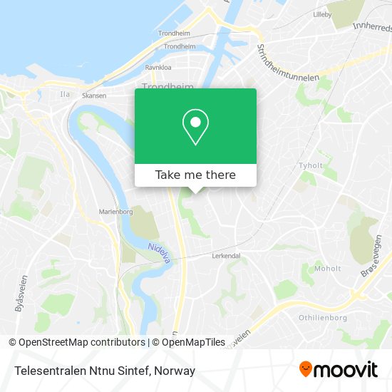 Telesentralen Ntnu Sintef map