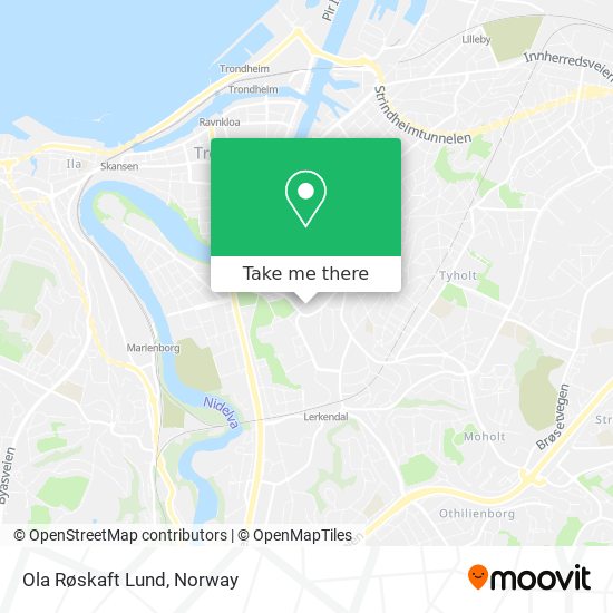 Ola Røskaft Lund map