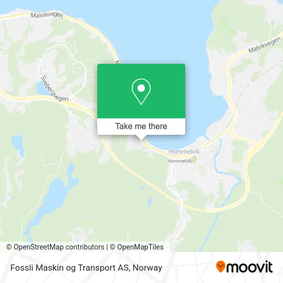 Fossli Maskin og Transport AS map