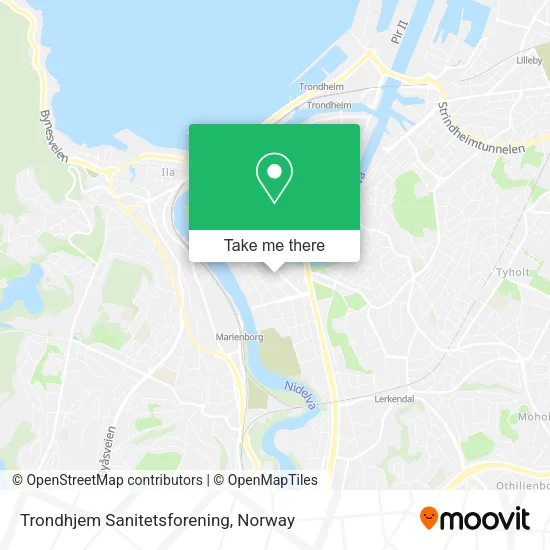 Trondhjem Sanitetsforening map