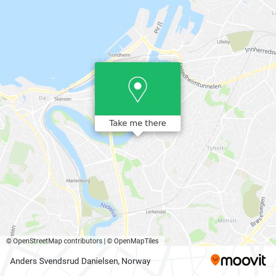 Anders Svendsrud Danielsen map