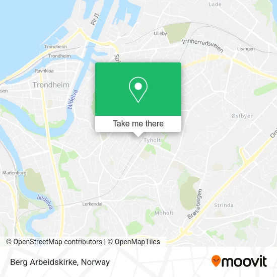 Berg Arbeidskirke map