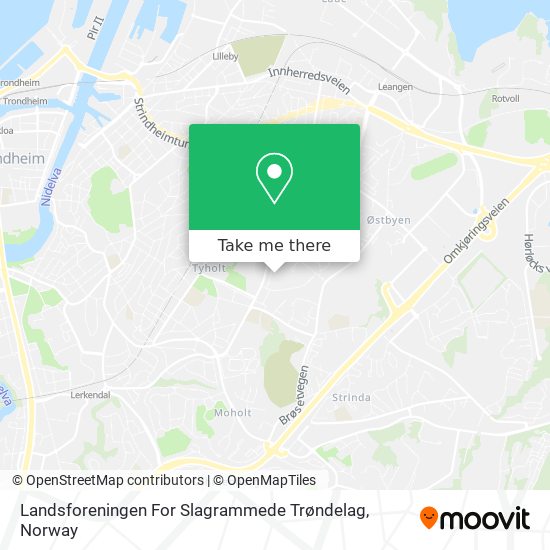Landsforeningen For Slagrammede Trøndelag map