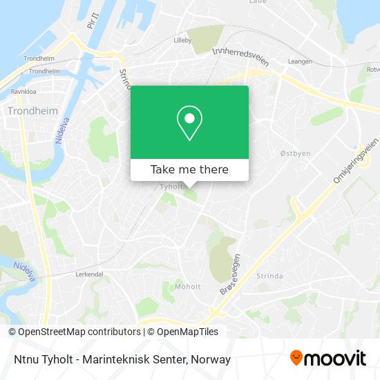 Ntnu Tyholt - Marinteknisk Senter map