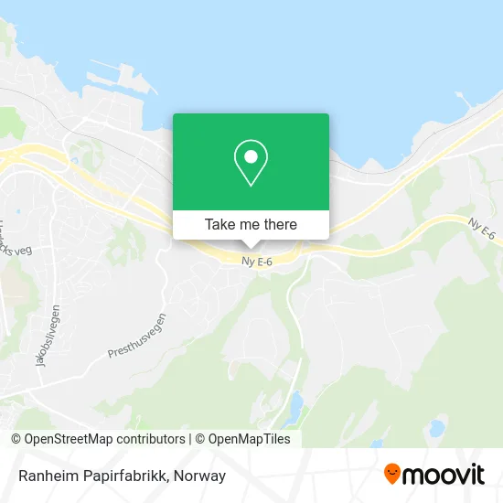Ranheim Papirfabrikk map