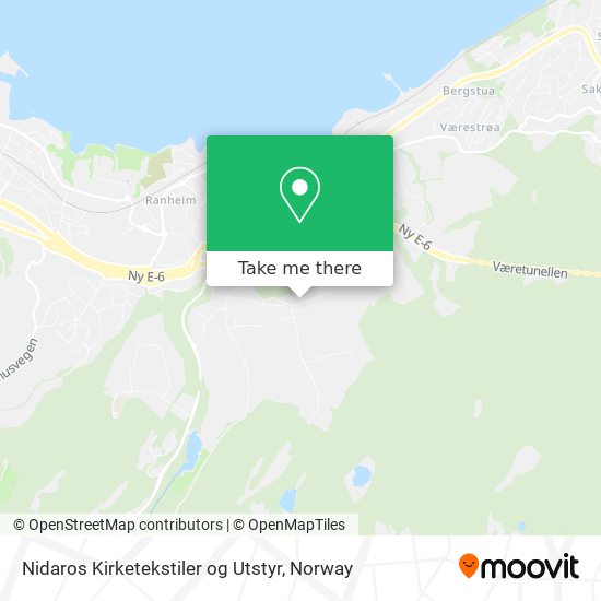 Nidaros Kirketekstiler og Utstyr map