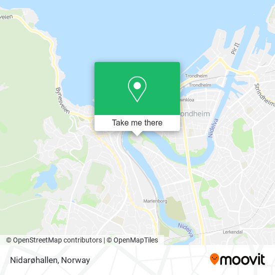 Nidarøhallen map