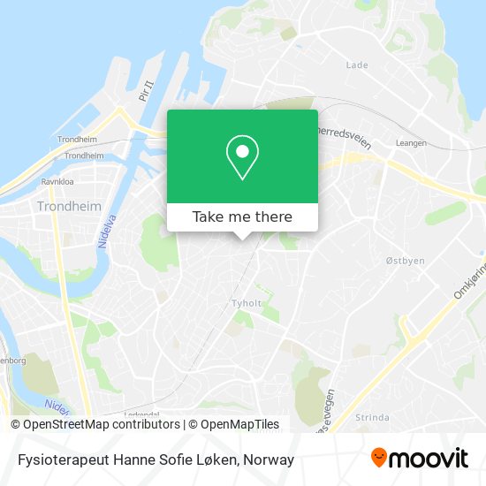 Fysioterapeut Hanne Sofie Løken map